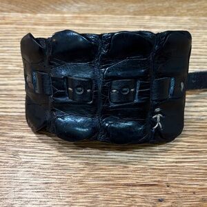 Henry Beguelin Crocodile Cuff Bracelet